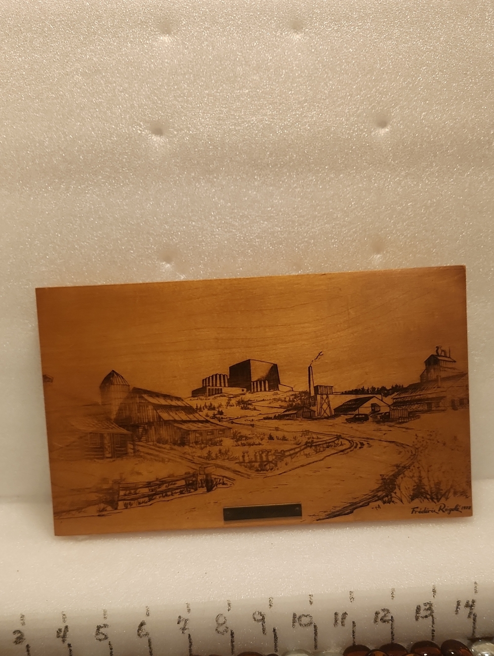 plaque commΓ©morative officielle de La CoopΓ©rative Agricole de Granby,